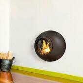 Пристенный дровяной камин Emifocus Porthole со стеклом в Владивостоке