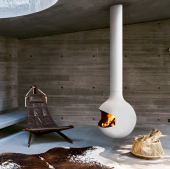 Подвесной дровяной камин Bathyscafocus в Владивостоке