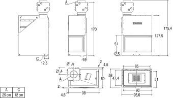 Чертеж для MA 283 D SL PLUS