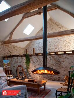 Подвесной дровяной камин Antefocus  в Владивостоке