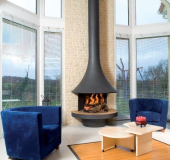 Дровяной камин EVA 992 пристенный, открытый в Владивостоке