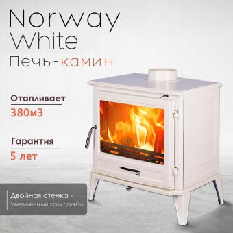 Чугунная печь Norway White в Владивостоке