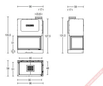 Чертеж для MA 283 SL SX
